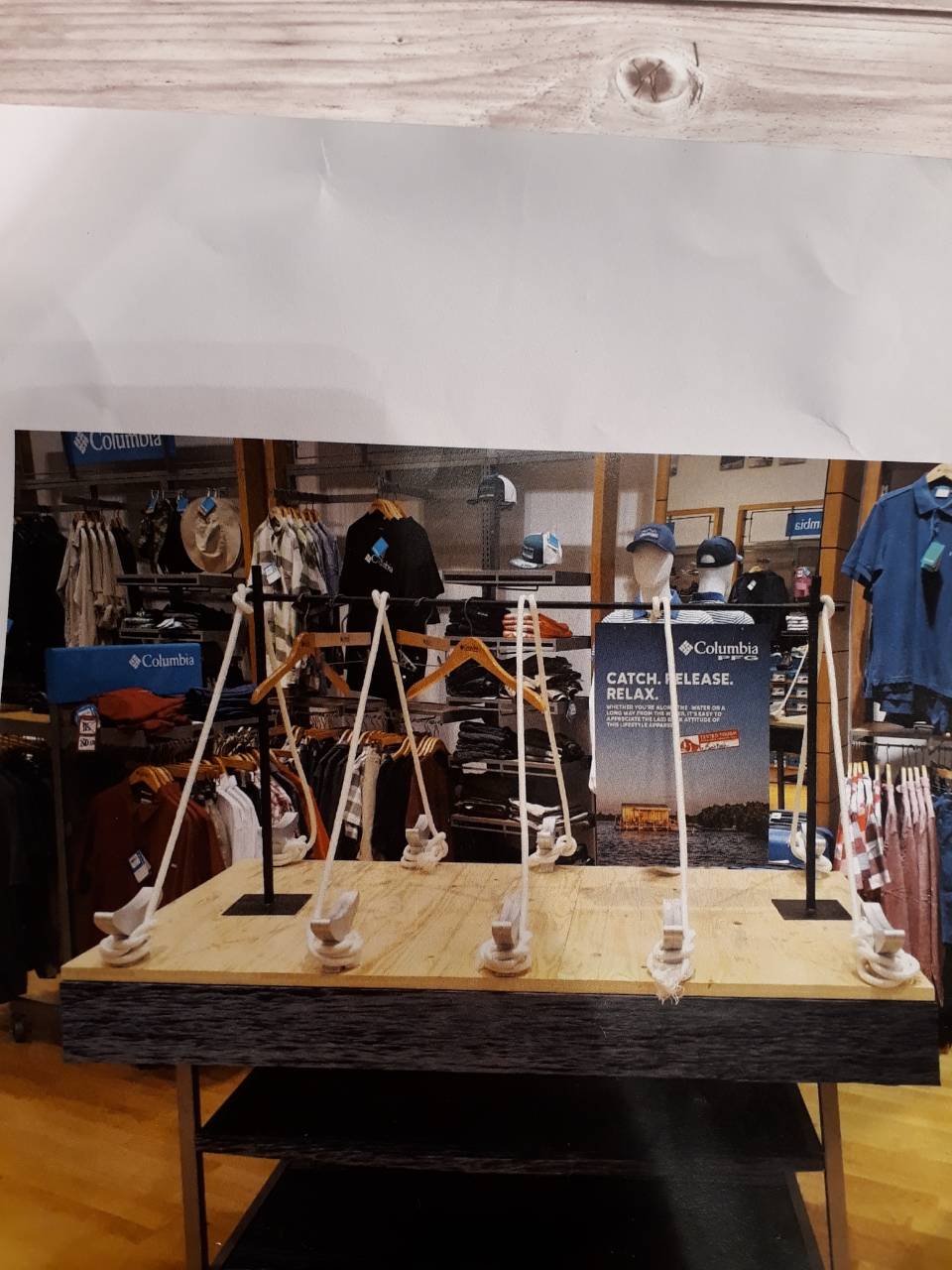 Columbia Instore display