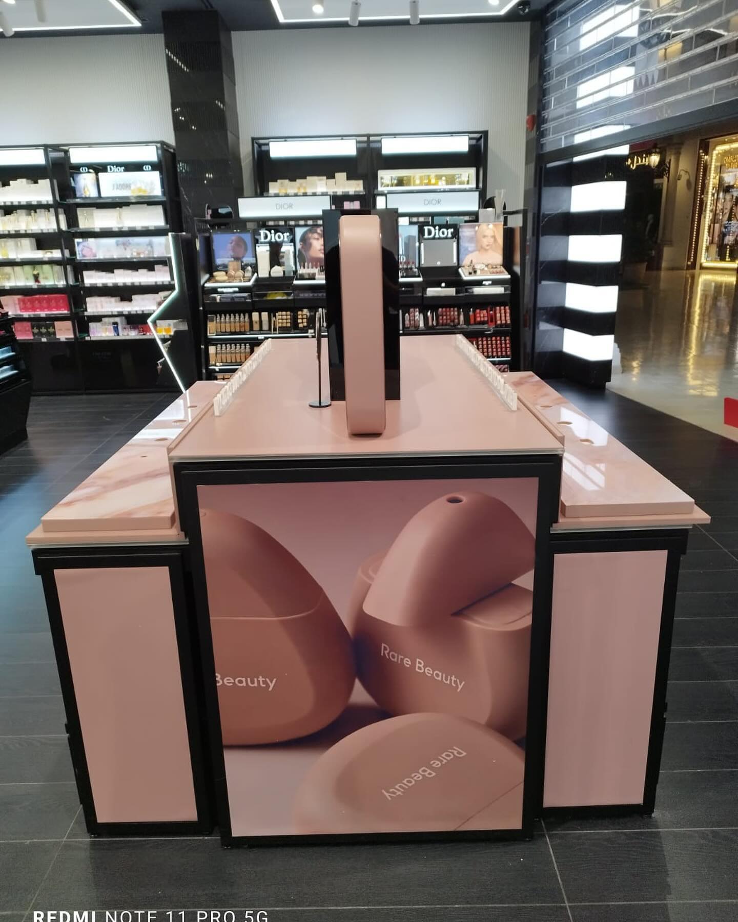 Joinery, graphics and merchandising brought together in one product fixture.
